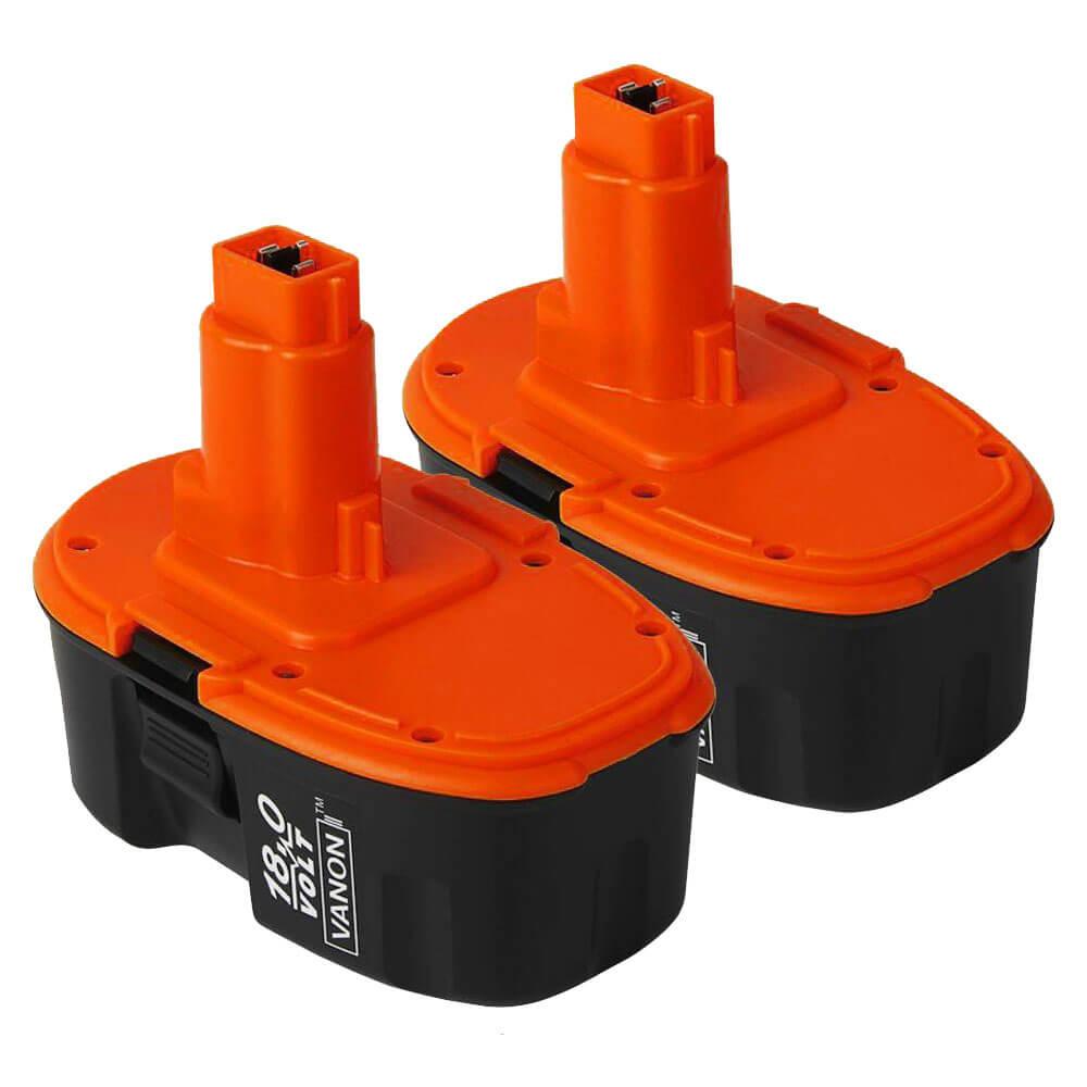 For Dewalt 18V XRP Battery Replacement DC9096 4.6Ah Ni MH Battery 2 Pack