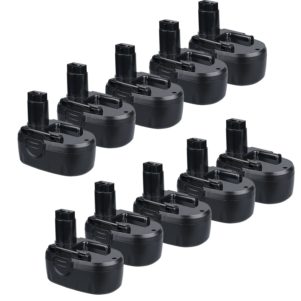 10 Pack For Worx WA3127 18V Battery Replacement | WG150 WG250 WG541 4.8Ah Ni-Mh battery