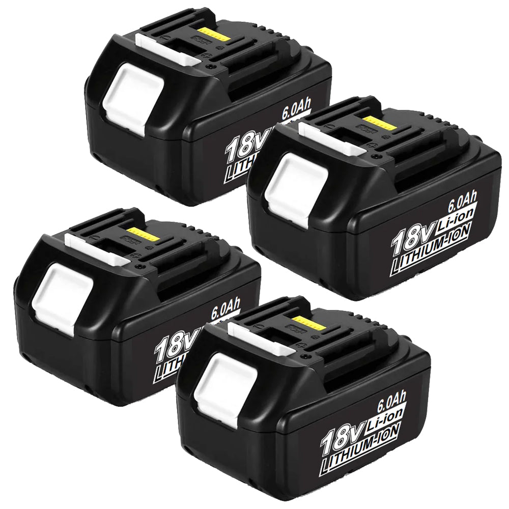 For Makita 18V Battery Replacement | BL1830 6.0Ah Li-ion Battery 4 Pack