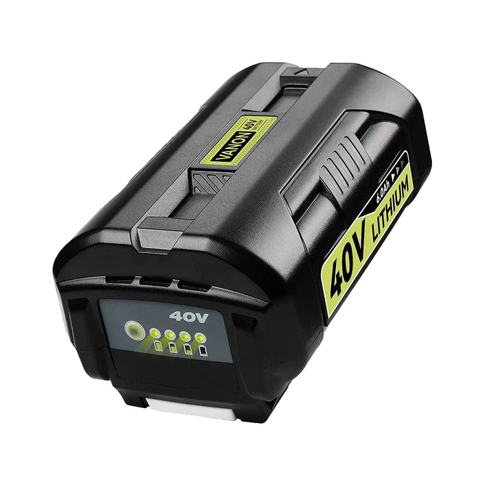 For Ryobi 40V battery 6.0Ah replacement | OP4026 Lithium-ion battery with led indicator