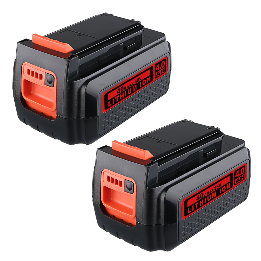 2 Pack For Black and Decker 40V LBXR36 Battery Replacement | 4.0Ah Li-ion Battery