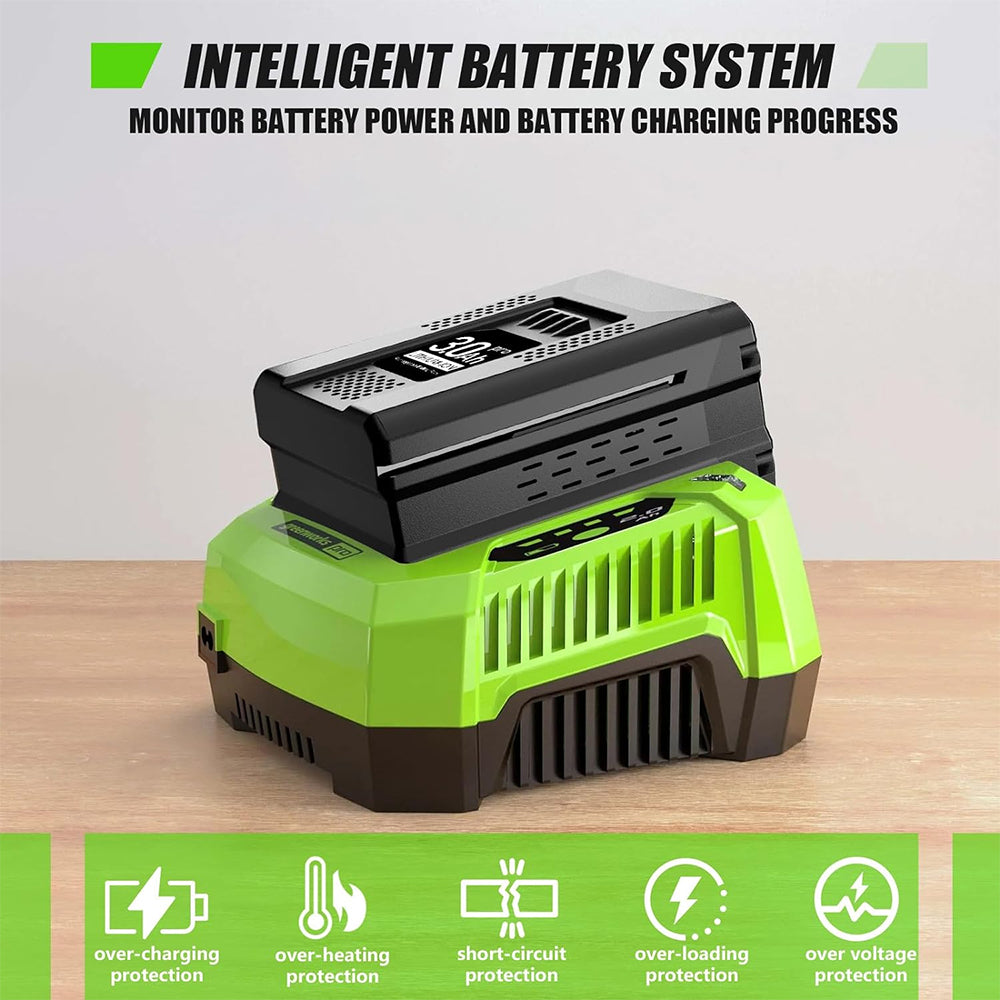 For Greenworks 80V 5.5Ah Battery Max GBA80200 compatible with Greenworks 80V Cordless Power Tools GCH8040