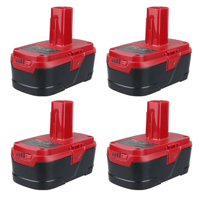 For Craftsman 19.2V Battery Replacement | 130279005 4.0Ah Ni-Mh Battery 4 Pack