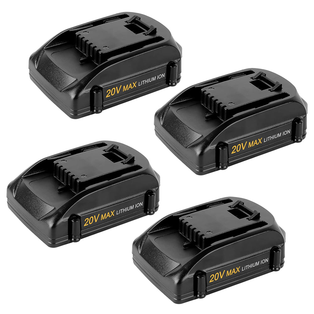 For Worx 20V Max Battery Replacement | WA3520 6.0Ah Li-ion Battery 4 Pack