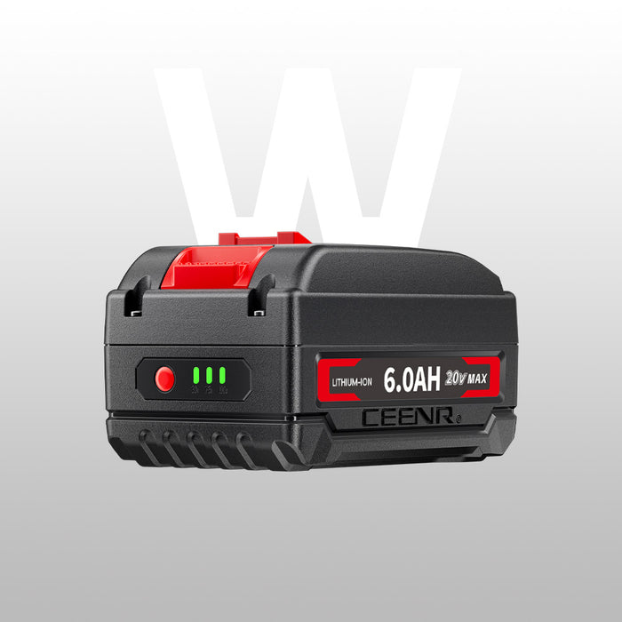 Ceenr 6.0Ah Battery For Worx 18V(20V Max) | Model WA3520, with LG Battery Cell (INR18650HG2)