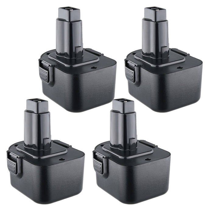 For Dewalt 12V Battery Replacement | XRP DC9071 DW9072 DC742KA DE9074 4.6Ah Battery 4 PACK