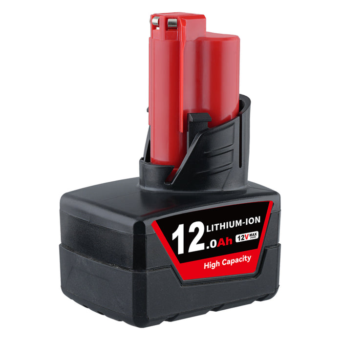 12V 12.0Ah For Milwaukee M12 Li-ion Replacement Battery