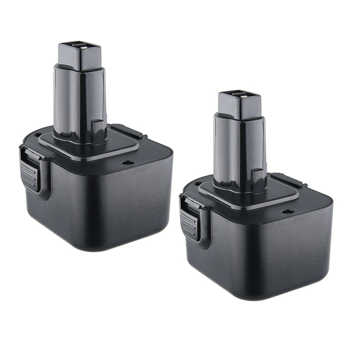 For Dewalt 12V XRP Battery Replacement | DC9071 4.8Ah Ni-Mh Battery 2 Pack