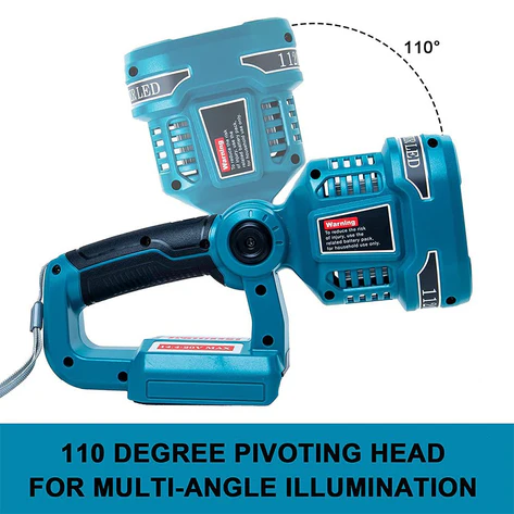 12W 1120LM Cordless LESS led work light Powered by Makita 18V Max LXT LITHIUM-ION Battery | clearance