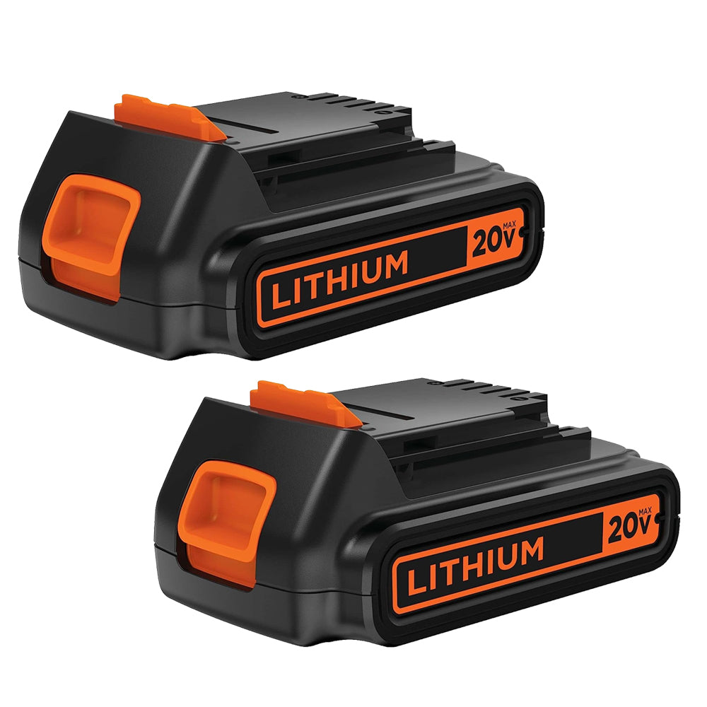 2 Pack For Black and Decker 20V Battery Replacement | LBXR20 2.5Ah Li-ion Battery