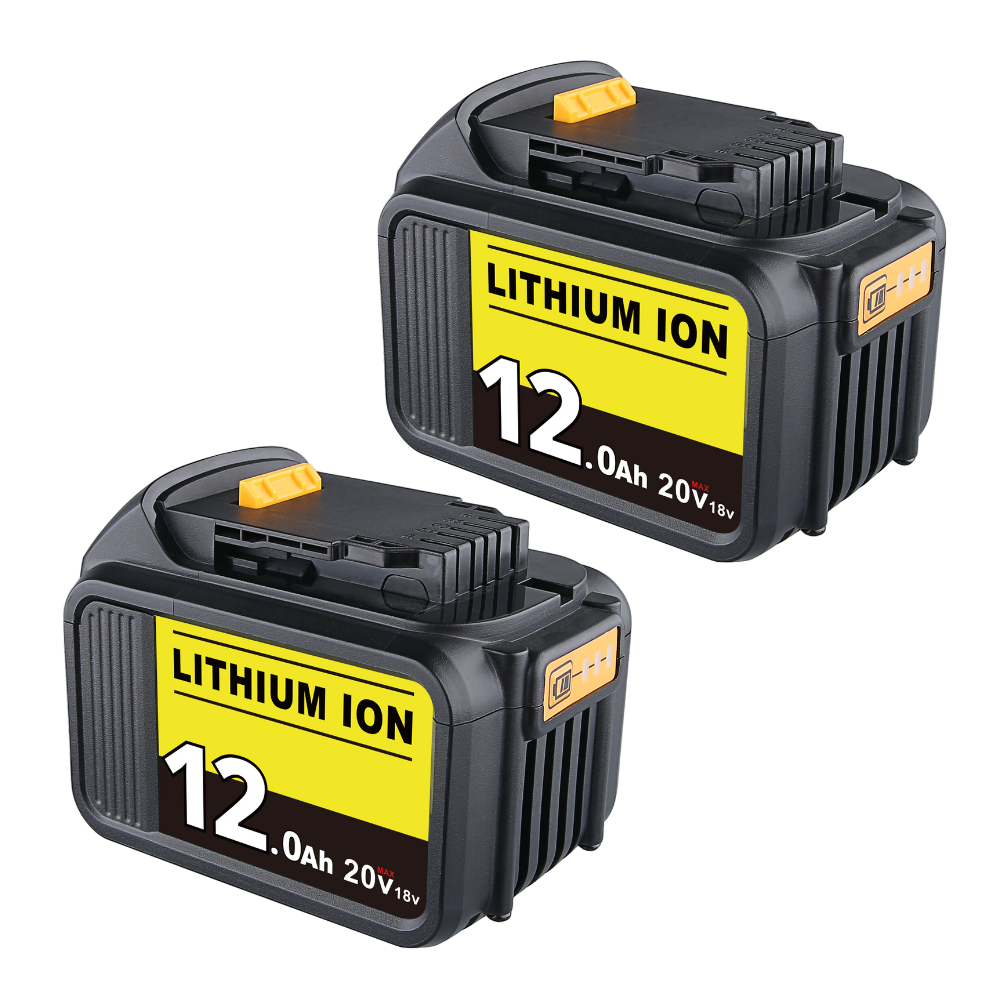 2 Pack For Dewalt 20V Battery 12Ah replacement | DCB205 Li-ion Battery