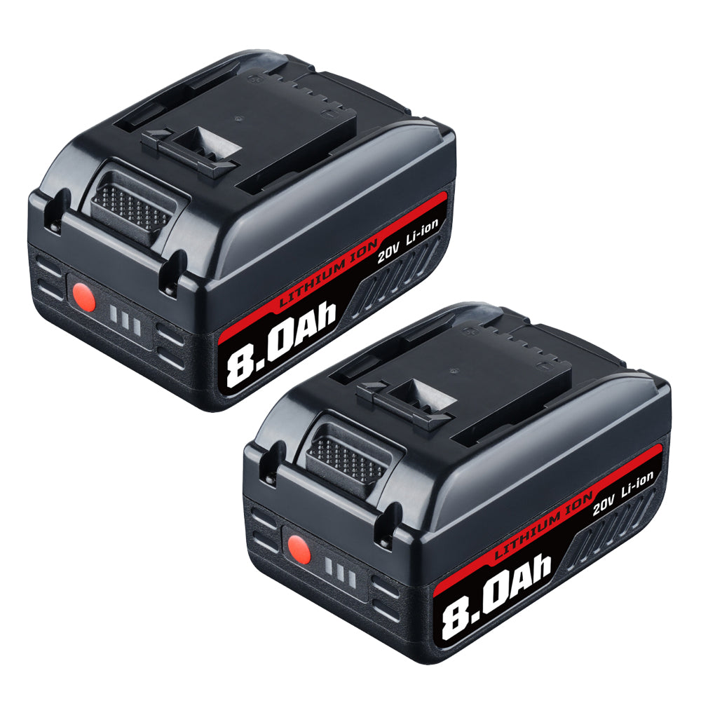 8.0Ah For DeWalt 20V  Battery Replacement |  Max XR Li-ion Battery DCB209 DCB205 DCB200 2 Pack