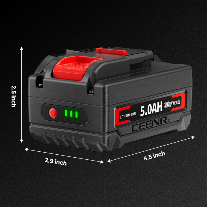 Ceenr 5.0Ah Battery For Worx 20V Max | Model WA3551