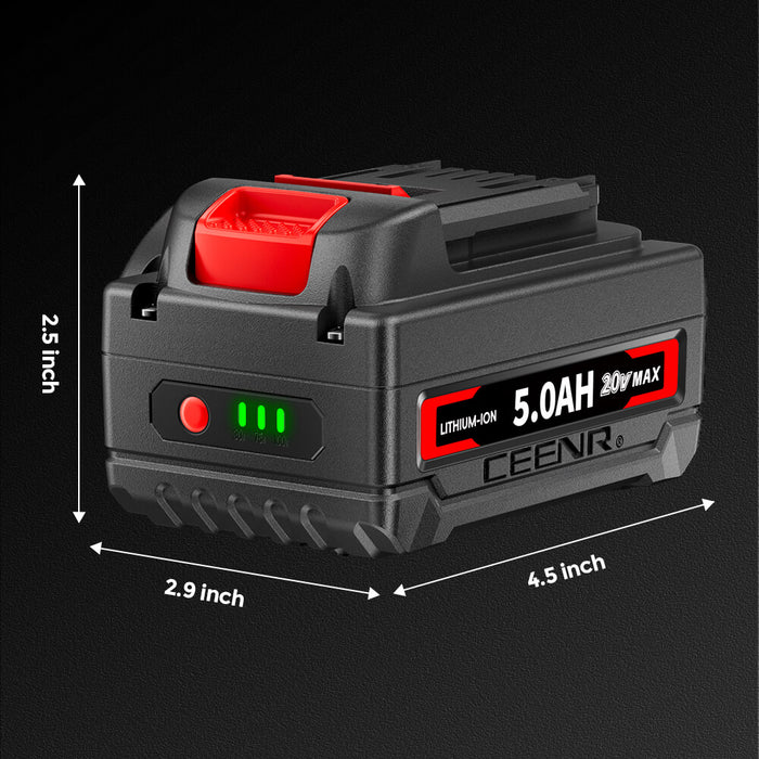 Ceenr 5.0Ah Battery For Worx 20V Max | Model WA3408