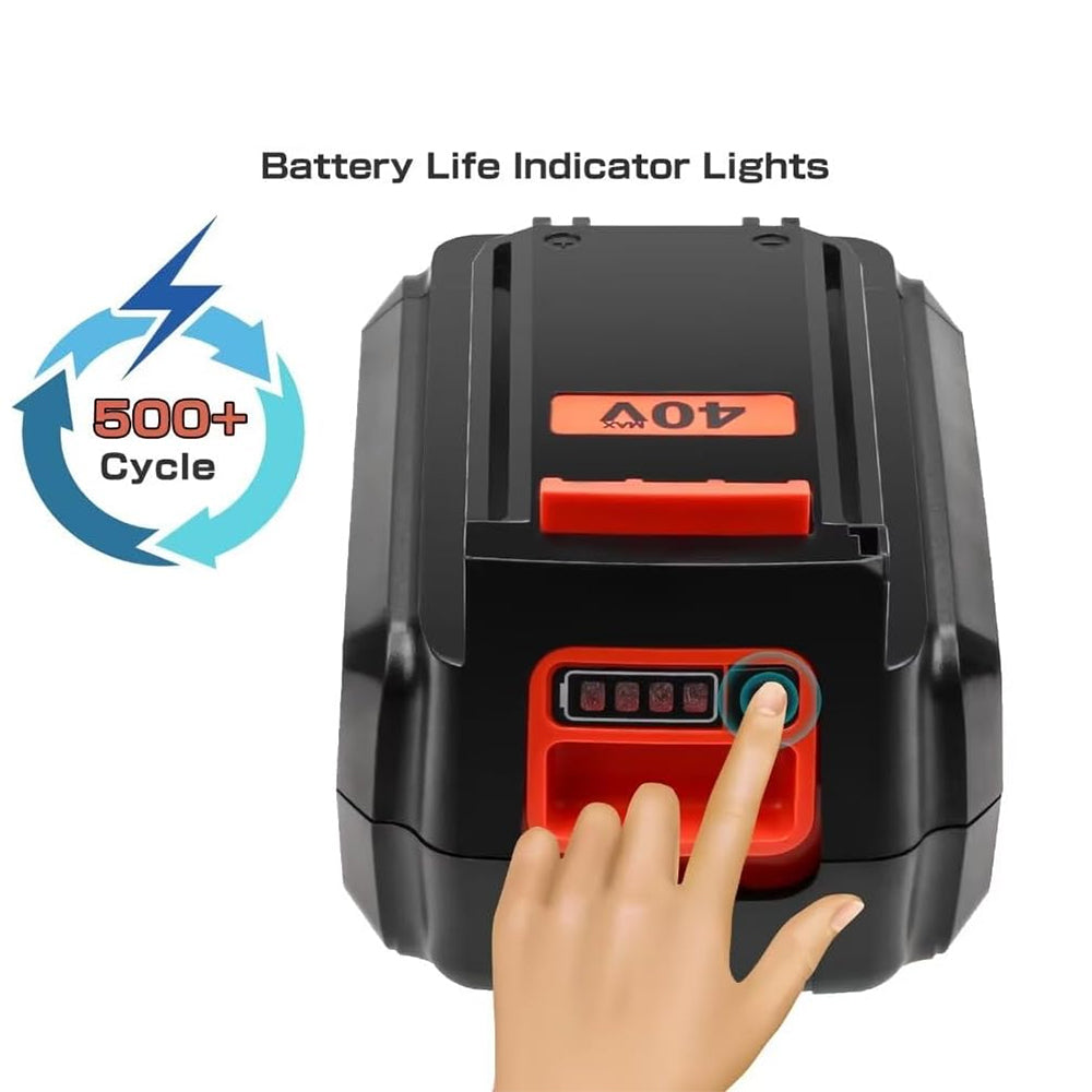 For Black and Decker 40V 4.0Ah Battery Replacement | LBXR36  LBX2040 LBX36 LBXR2036 4.0Ah Li-ion Battery