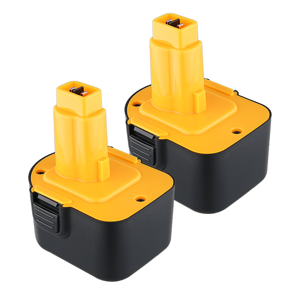 For Dewalt 12V XRP Battery Replacement | DC9071 4.8Ah Ni-Mh Battery 2 Pack