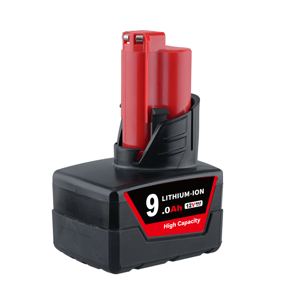 2 Pack 12V 9.0Ah For Milwaukee M12 Li-ion Replacement Battery | clearance