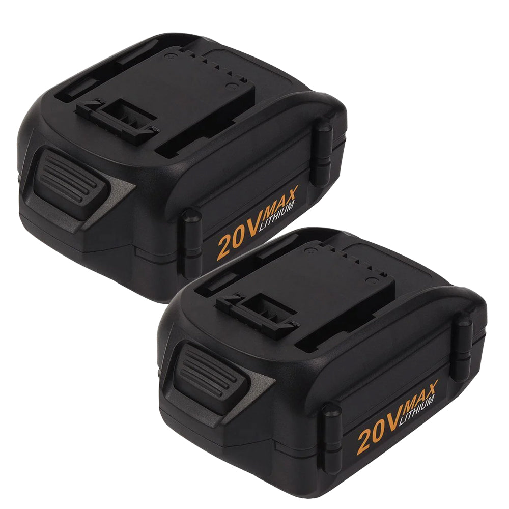 For Worx 20V Max Battery Replacement | WA3520 5.0Ah Li-ion Battery 2 Pack