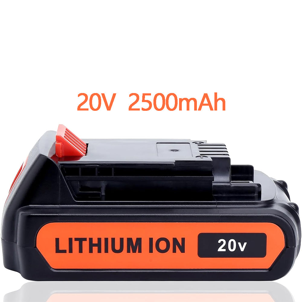 2 Pack For Black and Decker 20V Battery Replacement | LBXR20 2.5Ah Li-ion Battery