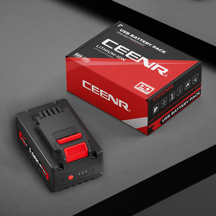 Ceenr 5.0Ah Battery For Porter Cable 20V Max 4 Pack | Replacement Model PCC685