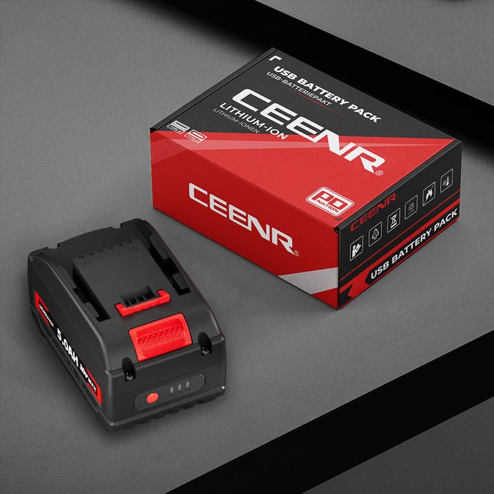 Ceenr 5.0Ah Battery For Worx 20V Max 4 Pack | Model WA3520