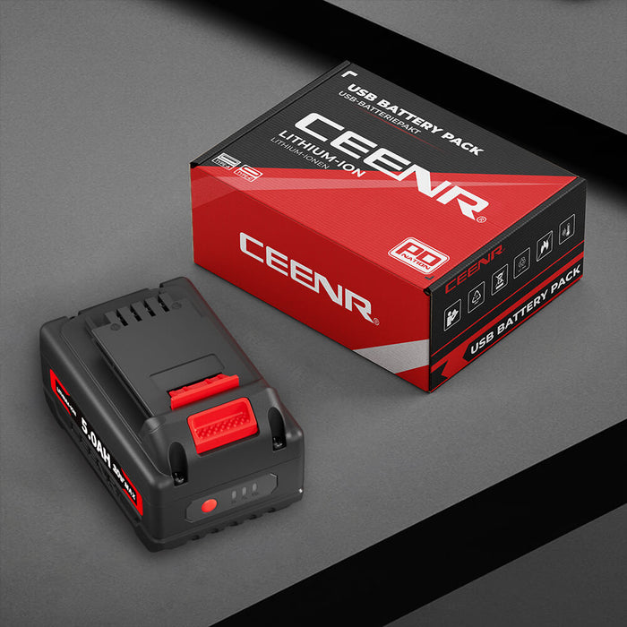 Ceenr 5.0Ah Battery For Black and Decker 18V(20V Max) 2 Pack | Replacement Model LBXR20