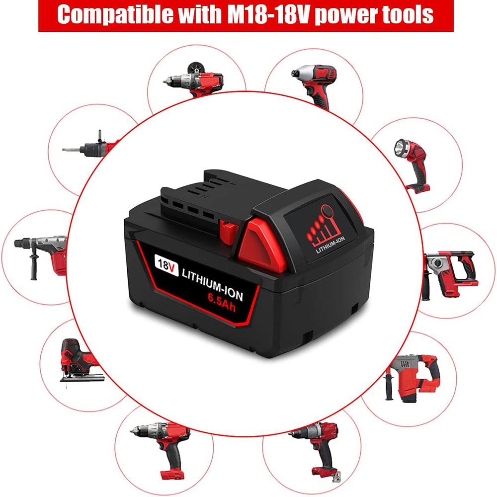 For Milwaukee M18 18V 5.5Ah XC Li-ion Battery Replacement |  3 Pack