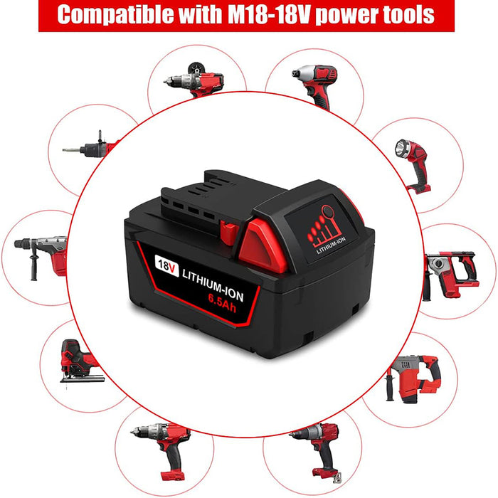 For Milwaukee M18 18V 5.5Ah XC Li-ion Battery Replacement |  4 Pack