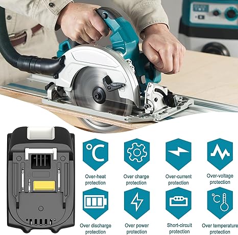 For Makita 18V Battery| BL1860 6.0Ah Lithium BL1830 BL1840 BL1845 Battery 2 Pack+DC18RC Charger | clearance