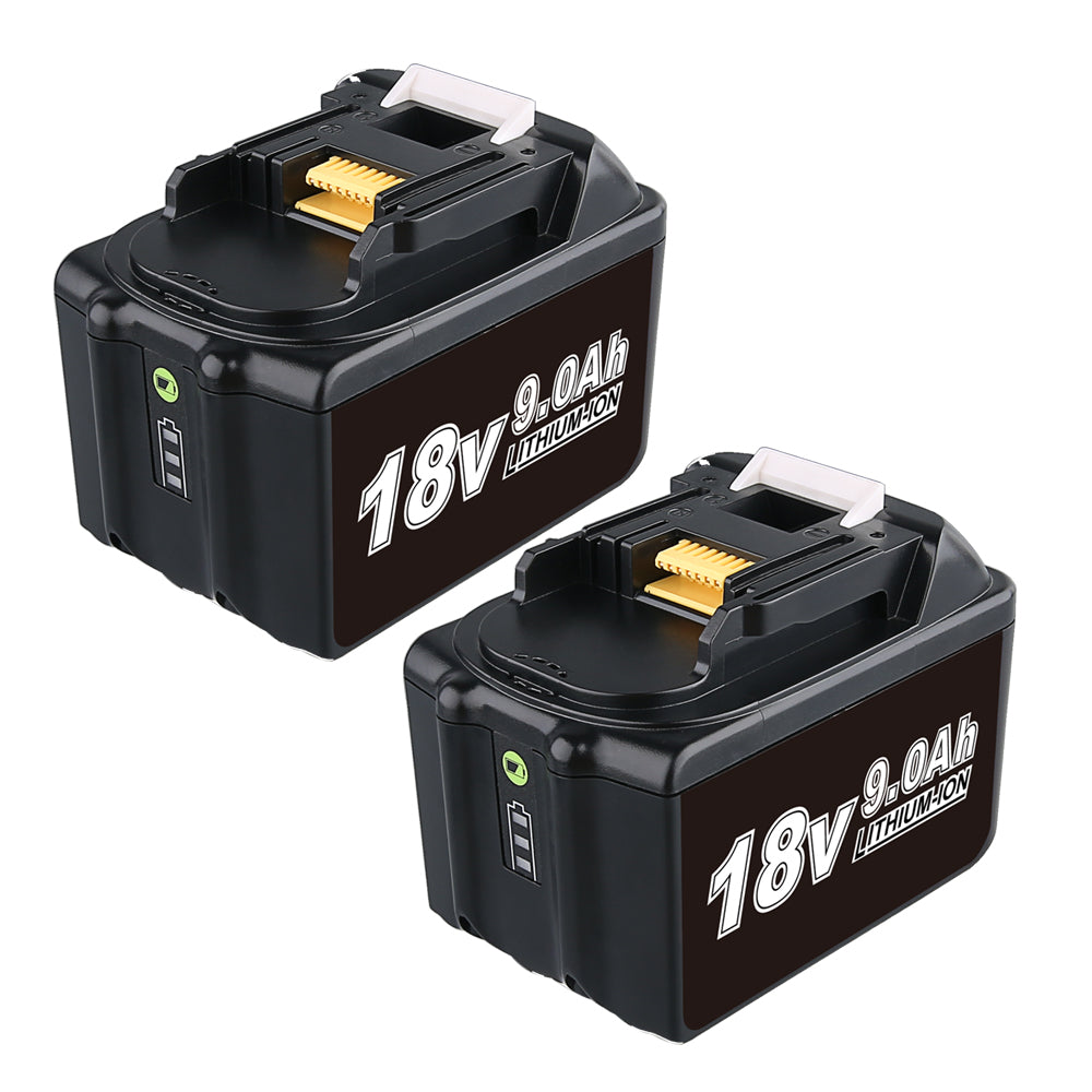 2 Pack BL1890B 18V 9.0Ah Replacement Battery Compatible With Makita | BL1860 BL1850 BL1840 BL1890 LXT Li-ion Battery