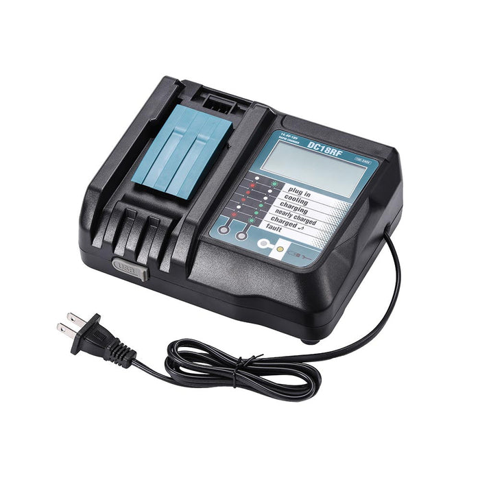 14.4V-18V  Rapid Battery Charger for Makita DC18RF Li-Ion BL1860 BL1850 BL1830 | clearance