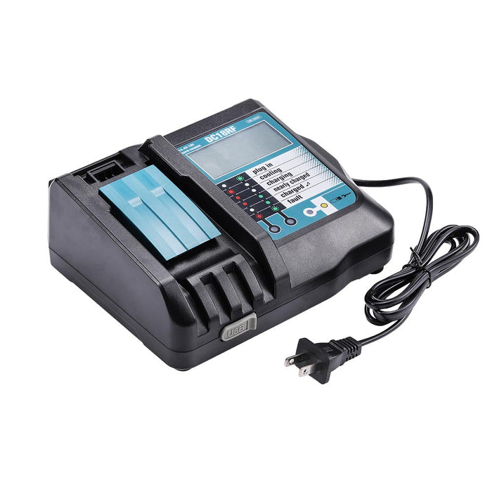 14.4V-18V  Rapid Battery Charger for Makita DC18RF Li-Ion BL1860 BL1850 BL1830 | clearance