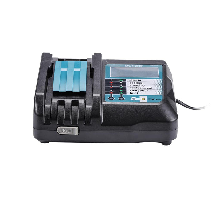 14.4V-18V  Rapid Battery Charger for Makita DC18RF Li-Ion BL1860 BL1850 BL1830 | clearance