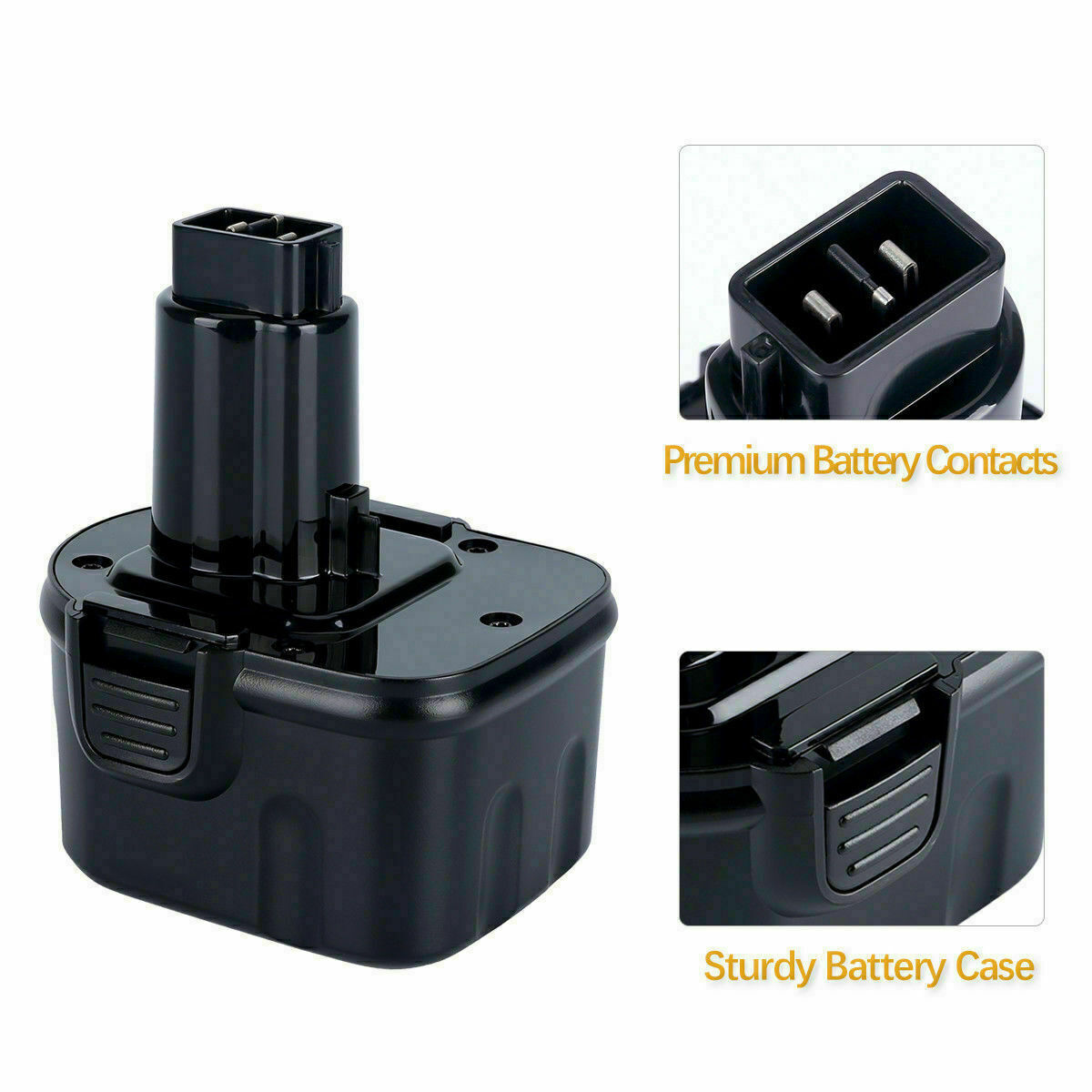 For Dewalt 12V Battery Replacement | XRP DC9071 DW9072 DC742KA DE9074 4.6Ah Battery 2 PACK | clearance