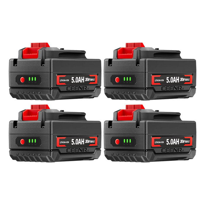 Ceenr 5.0Ah Battery For Craftsman 20V 4 Pack | Replacement Model V20