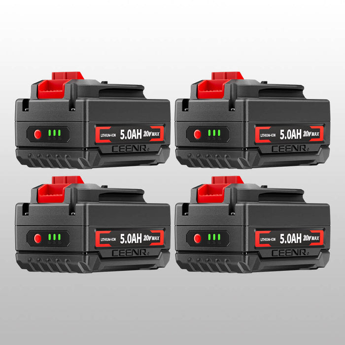 Ceenr 5.0Ah Battery For Craftsman 20V 4 Pack | Replacement Model V20