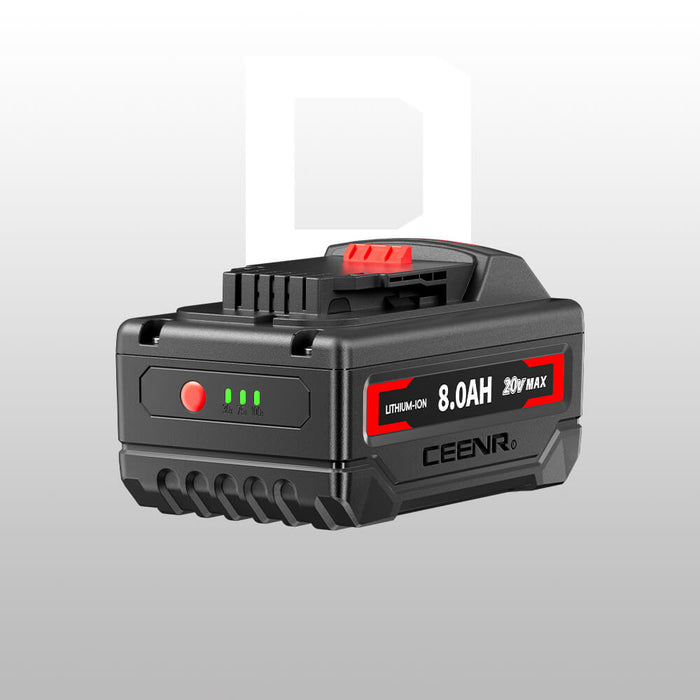 Ceenr 8.0Ah Battery For DeWalt 18V(20V Max) | Replacement Model DCB200, with Lishen 21700 Battery Cell (LR2170LA)