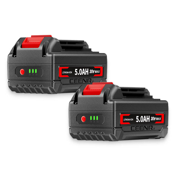 Ceenr 5.0Ah Battery For Black and Decker 18V(20V Max) 2 Pack | Replacement Model LBXR20