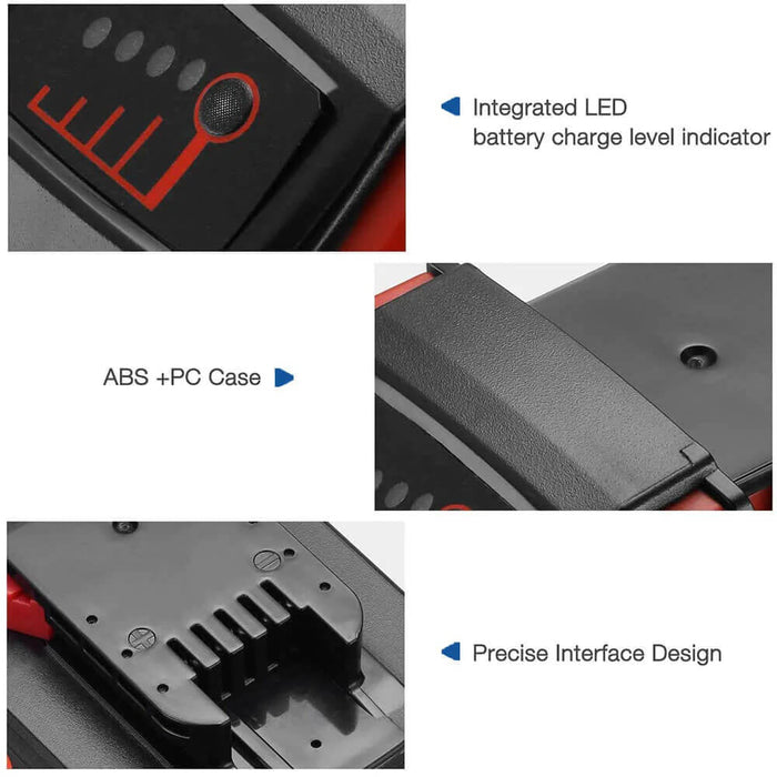 For Milwaukee 18V XC Battery Replacement | 8.0Ah Li-Ion Battery 2 PACK