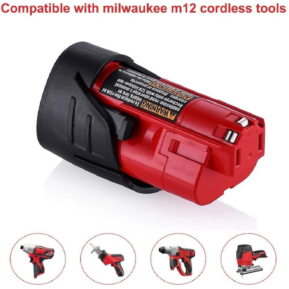 For Milwaukee M12 12V 2.5Ah Replacement Li-ion Battery 4 Pack | clearance