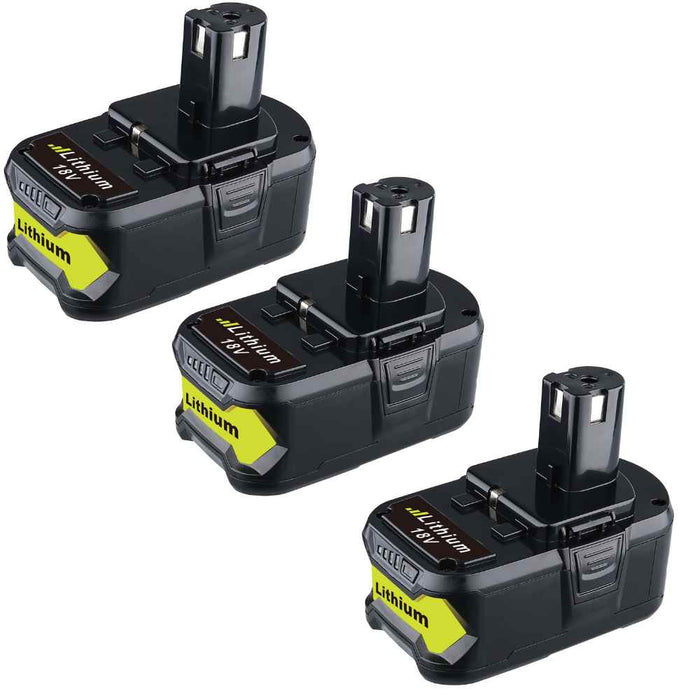 3 Packs 7.0Ah For Ryobi 18V P108 Battery replacement | High Capacity Li-ion Battery