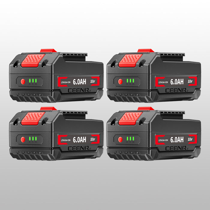 Ceenr 6.0Ah Battery For Bosch 18V 4 Pack | Replacement Model BAT610G, with LG Battery Cell (INR18650HG2)