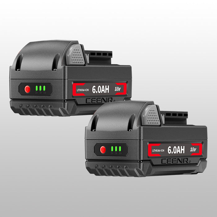 Ceenr 6.0Ah Battery For Milwaukee 18V 2 Pack | Replacement Model, with LG Battery Cell (INR18650HG2)