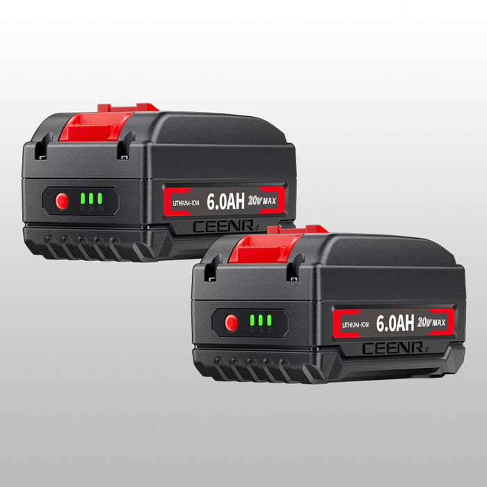 Ceenr 6.0Ah Battery For Worx 18V(20V Max) 2 Pack | Model WA3520, with LG Battery Cell (INR18650HG2)