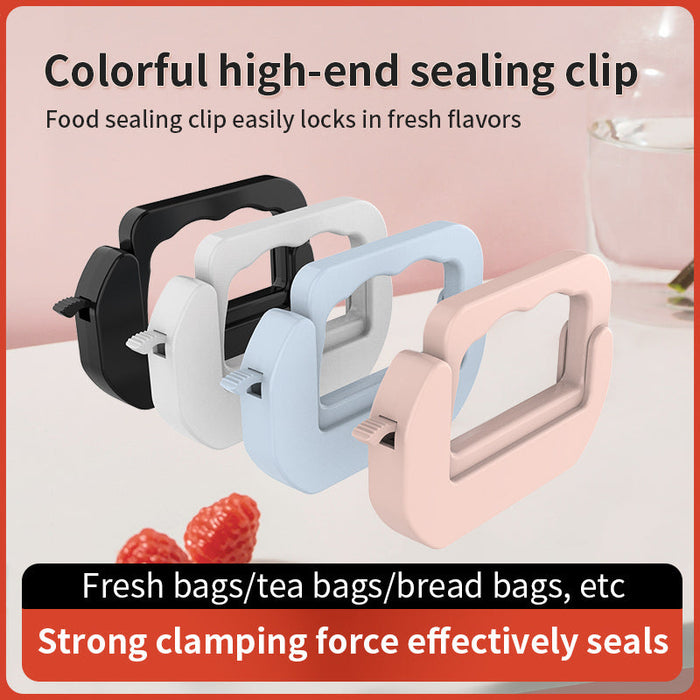 4pcs Plastic Bag Sealing Clamp For, Household Kitchen Food Sealing Clip