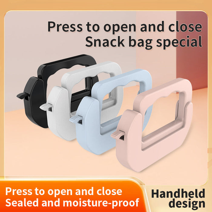 4pcs Plastic Bag Sealing Clamp For, Household Kitchen Food Sealing Clip