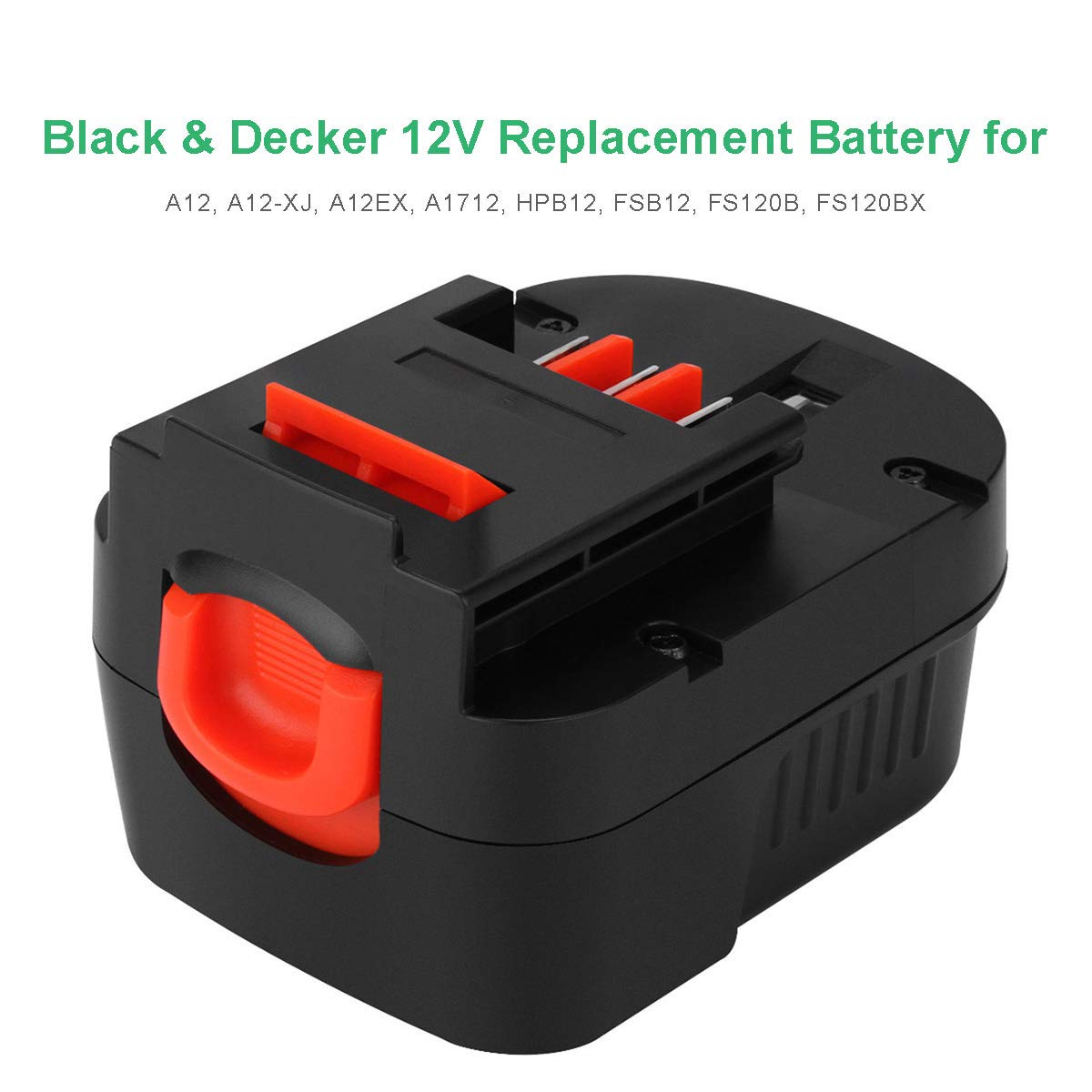 4 Pack Upgraded For Black and Decker 12V 4.8Ah Replacement HBP12