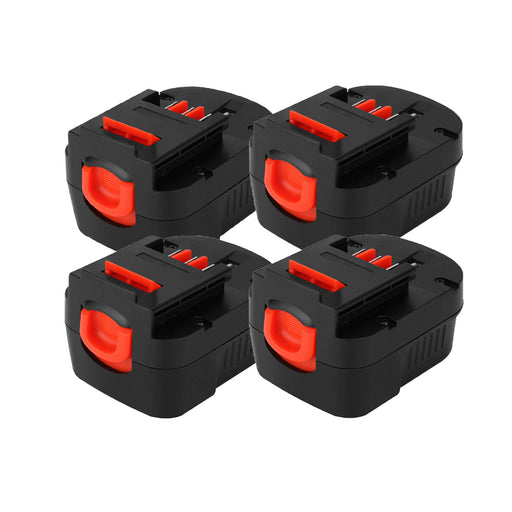 4 Pack For Black and Decker 12V 4.8Ah HBP12 