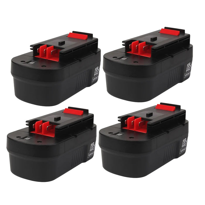 For Black and Decker 18V 4.8Ah HPB18 4 Pack