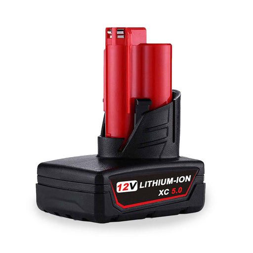 For Milwaukee M12 12V 5.0Ah 